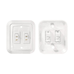 RV Designer S657 close-up of switch terminals and screws demonstrating easy wiring