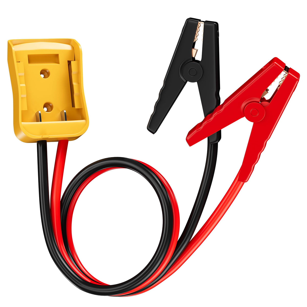 RVBOATPAT adapter front view showing connection and sturdy construction benefit