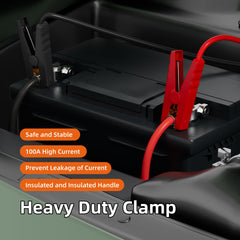 RVBOATPAT close-up of insulated clamps delivering secure terminal contact