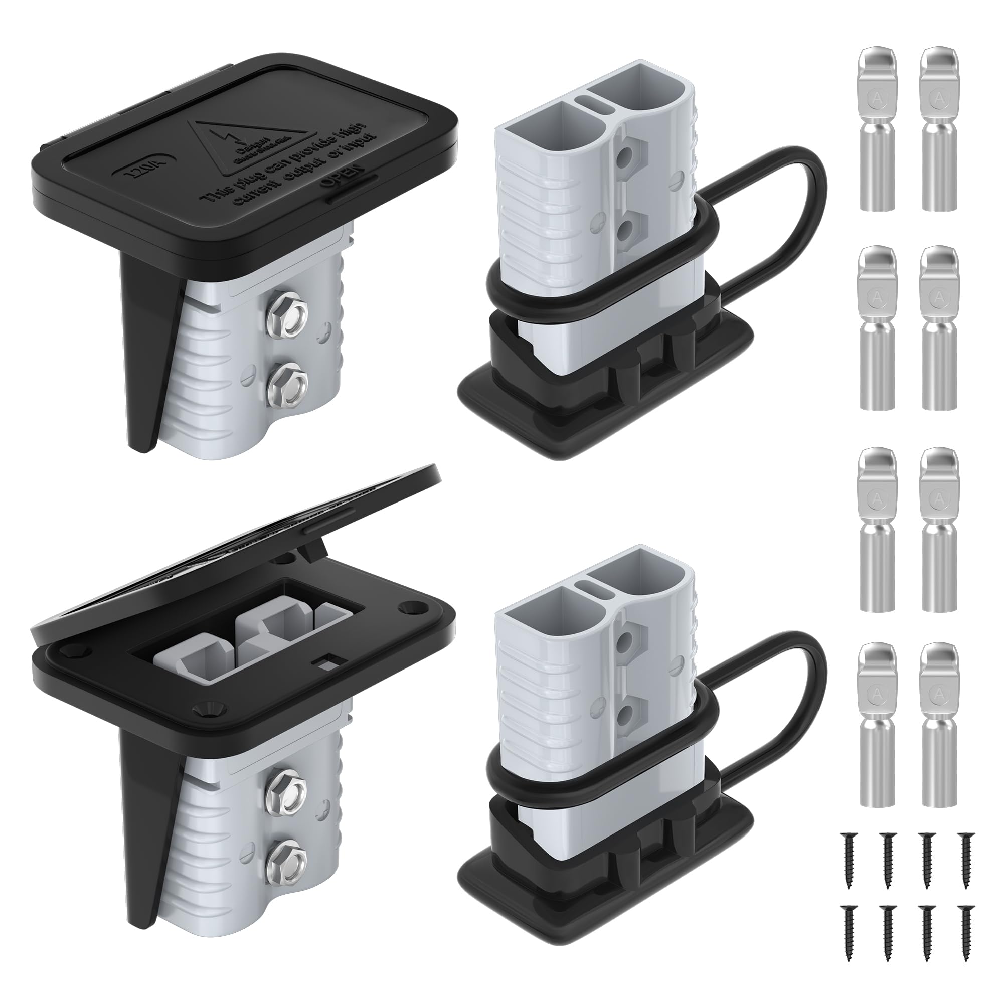 RVBOATPAT front flush mount plate showing neat panel installation and easy access