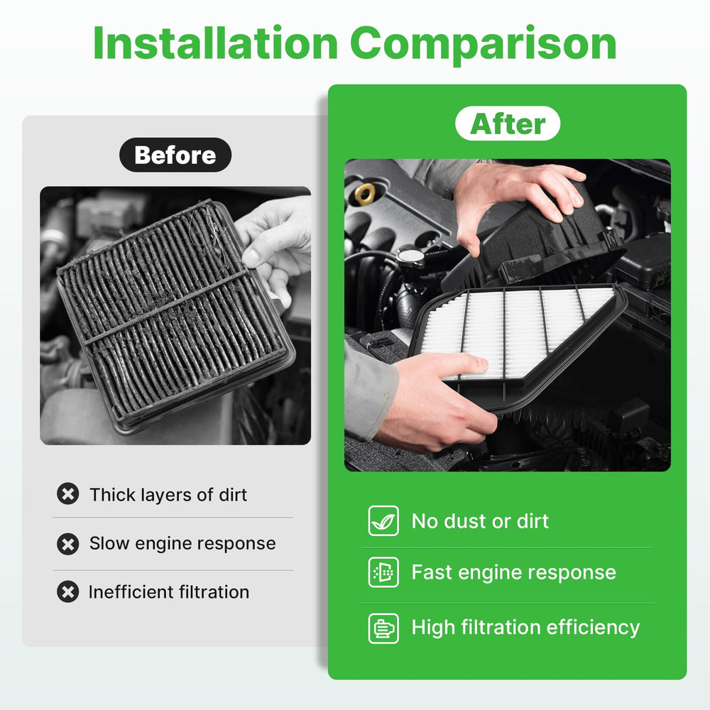 RVgolf cabin filter being replaced behind glovebox for simple DIY service