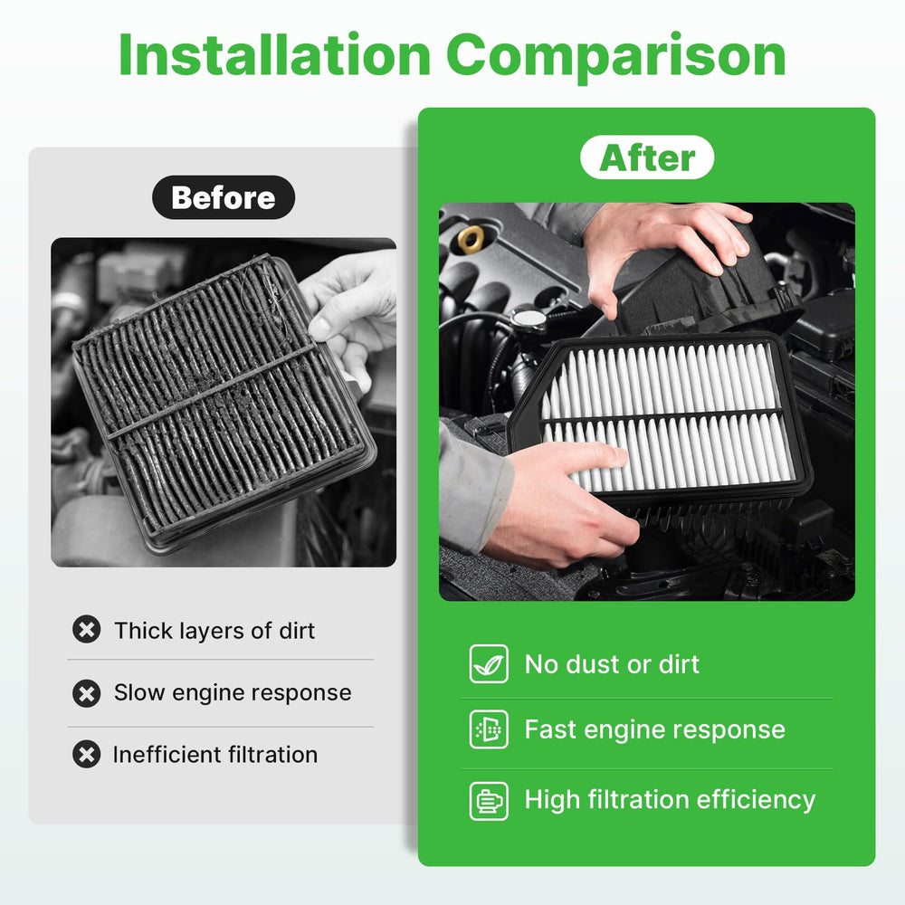 RVgolf cabin filter staged in glovebox ready for quick homeowner replacement