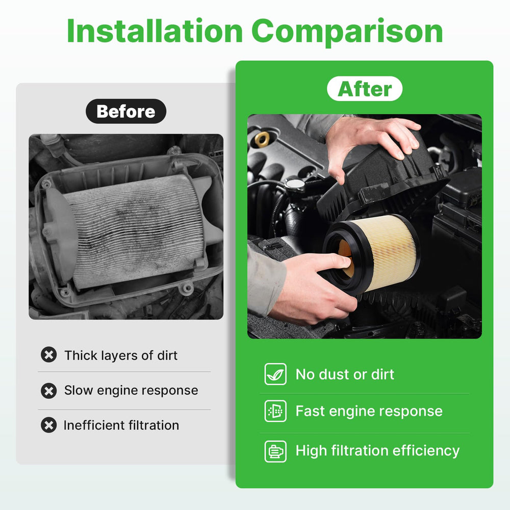 RVgolf cabin filter placed near vent illustrating improved airflow