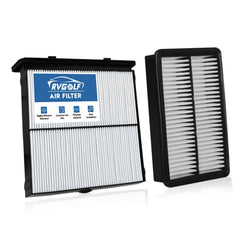 RVgolf front packaging showing both engine and cabin filters and fitted look