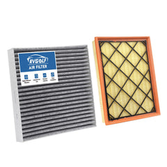 RVgolf engine filter front view showing clean fit and durable frame benefits