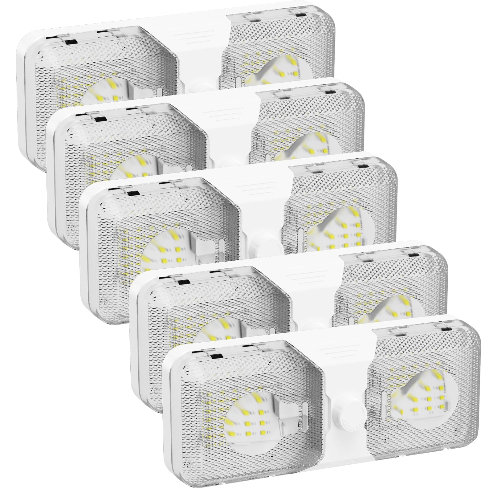 RVGUARD front view of dome light showing clean profile and even illumination benefit