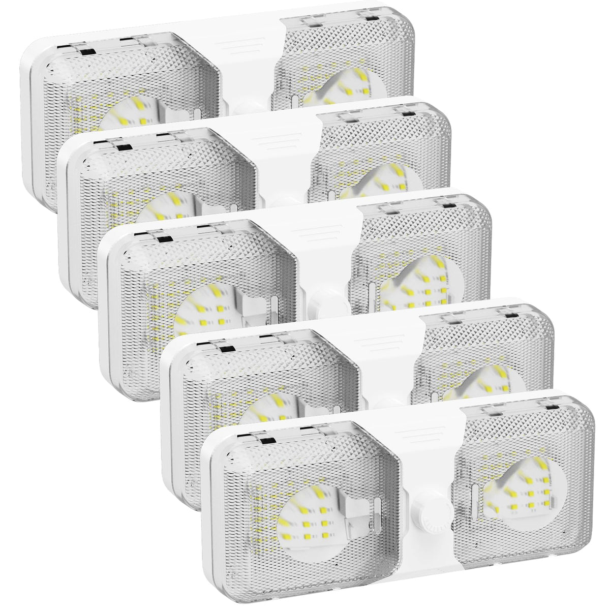 RVGUARD front view of dome light showing clean profile and even illumination benefit