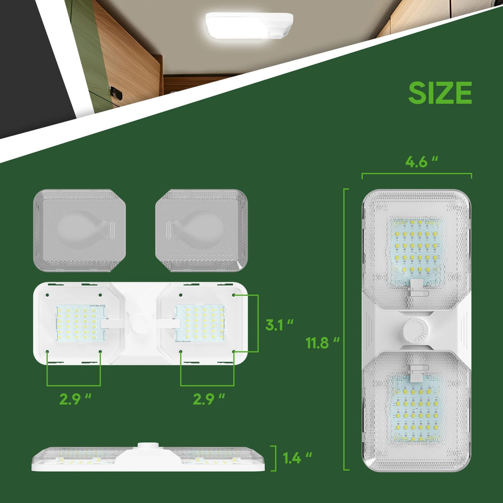 RVGUARD packaging with five domes and mounting hardware showing ready-to-install benefit