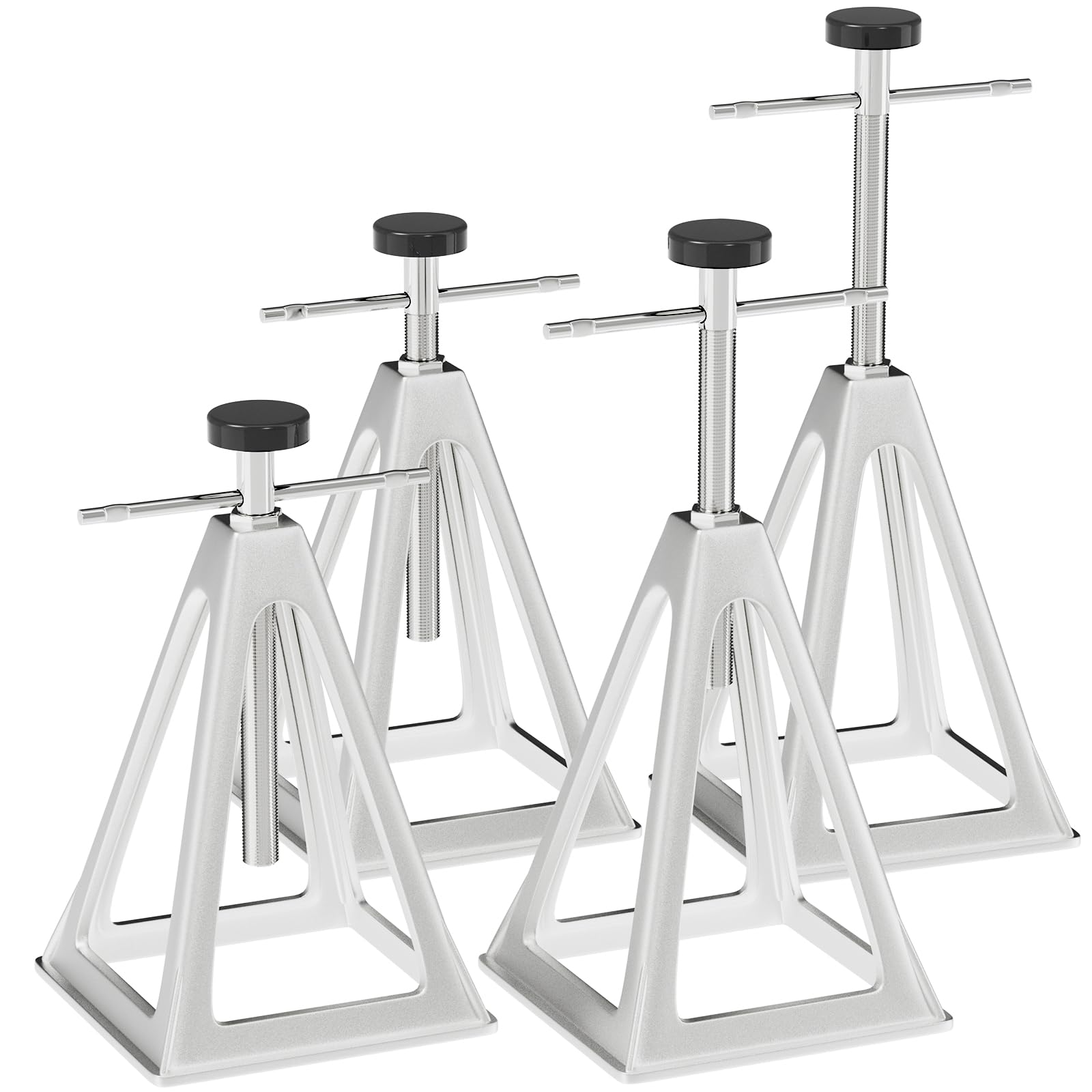 RVGUARD front view of four jacks showing compact kit and portability benefit
