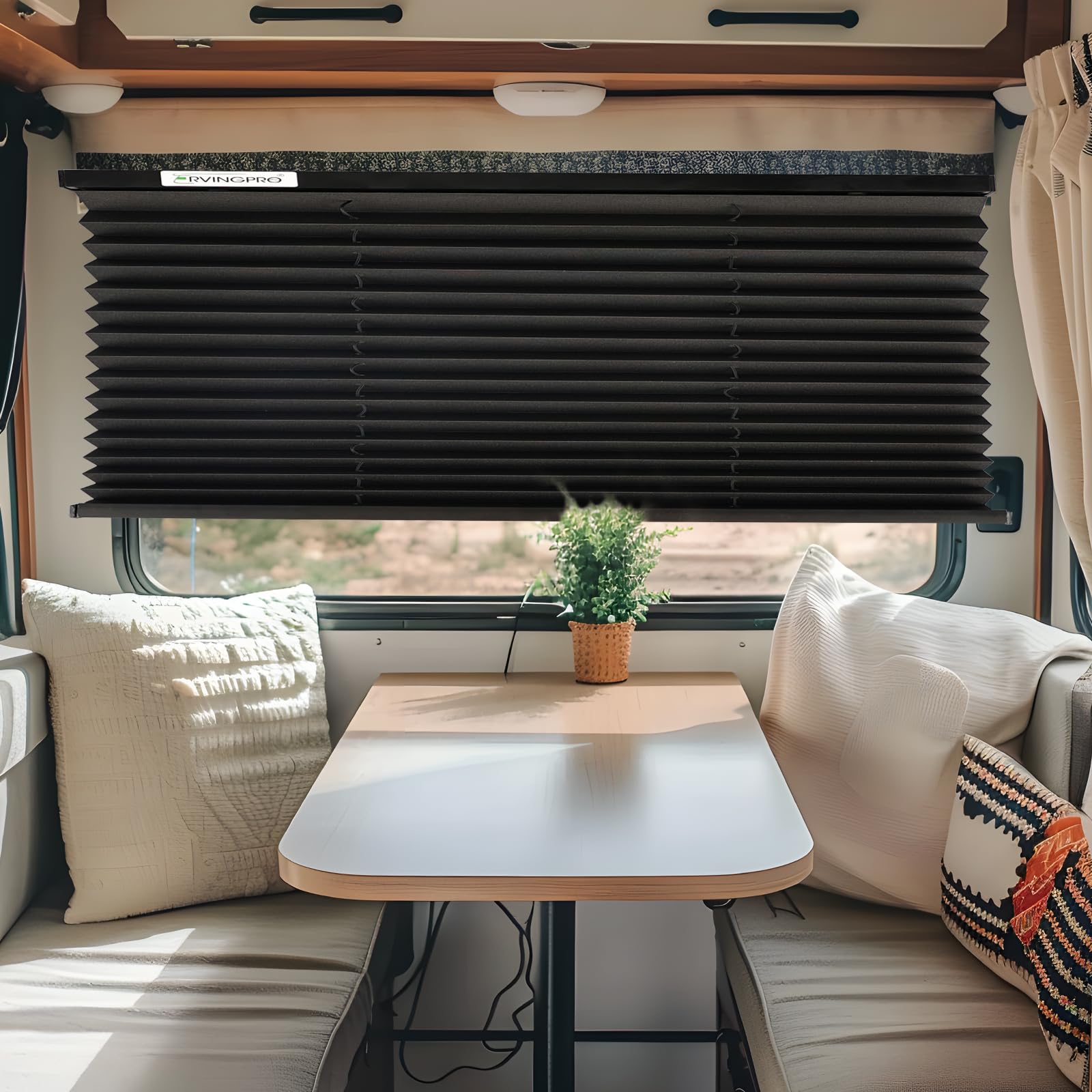 RVINGPRO lifestyle image at campground illustrating cooler interior benefit
