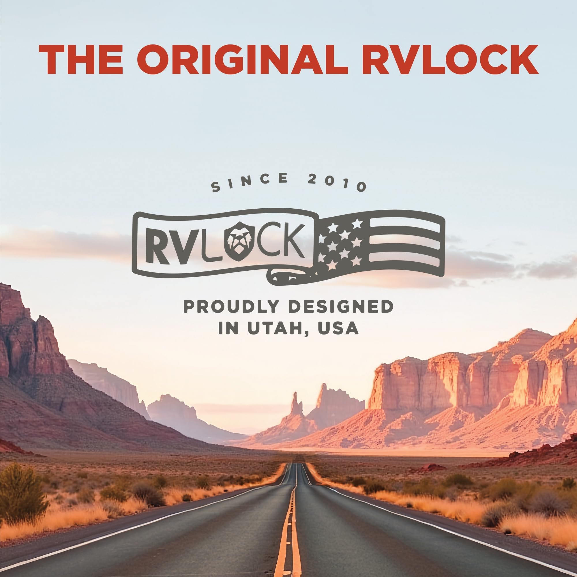 RVLock remote in RV setting showing convenience when approaching doors and storage