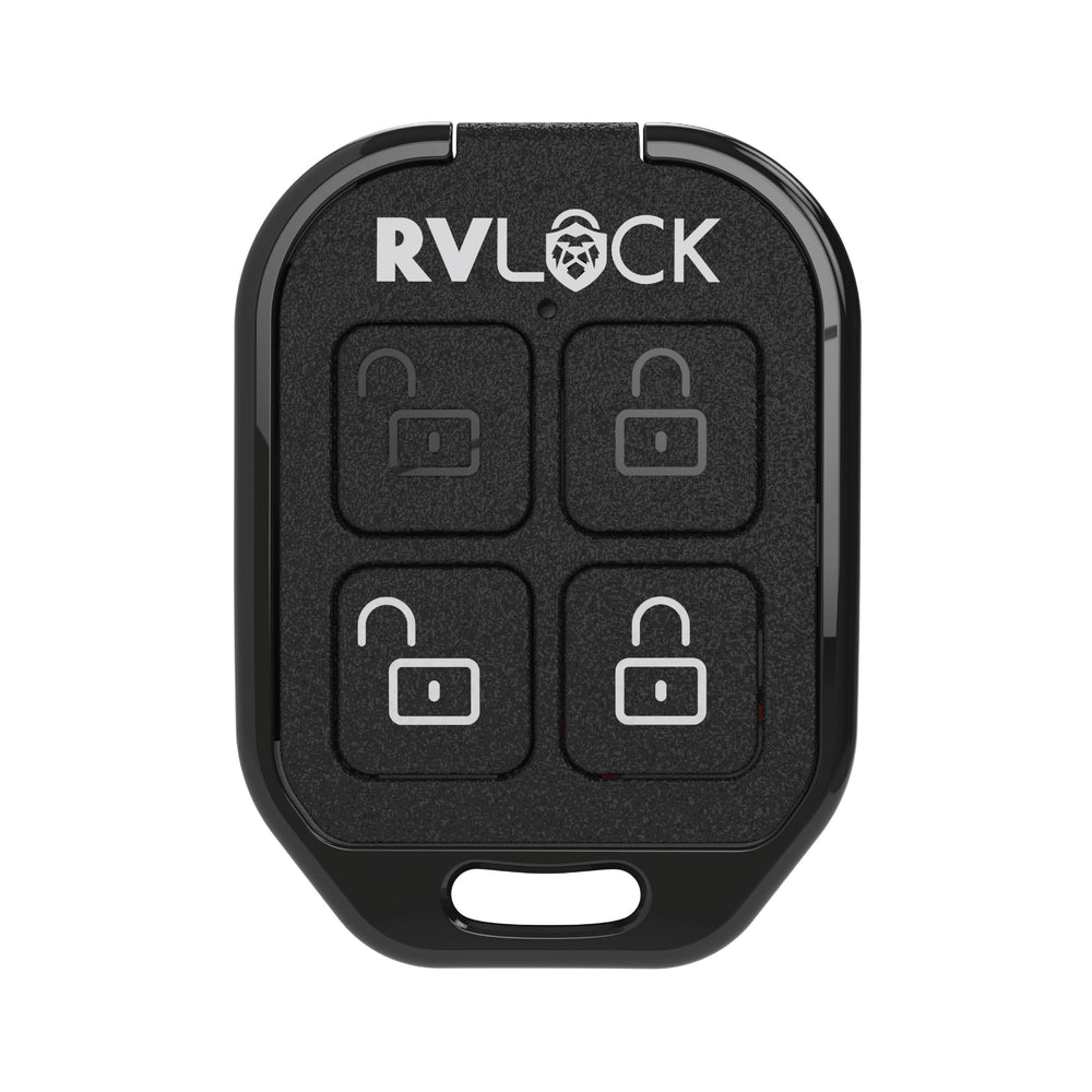 RVLock remote near entry handle showing compatibility and quick unlocking benefit