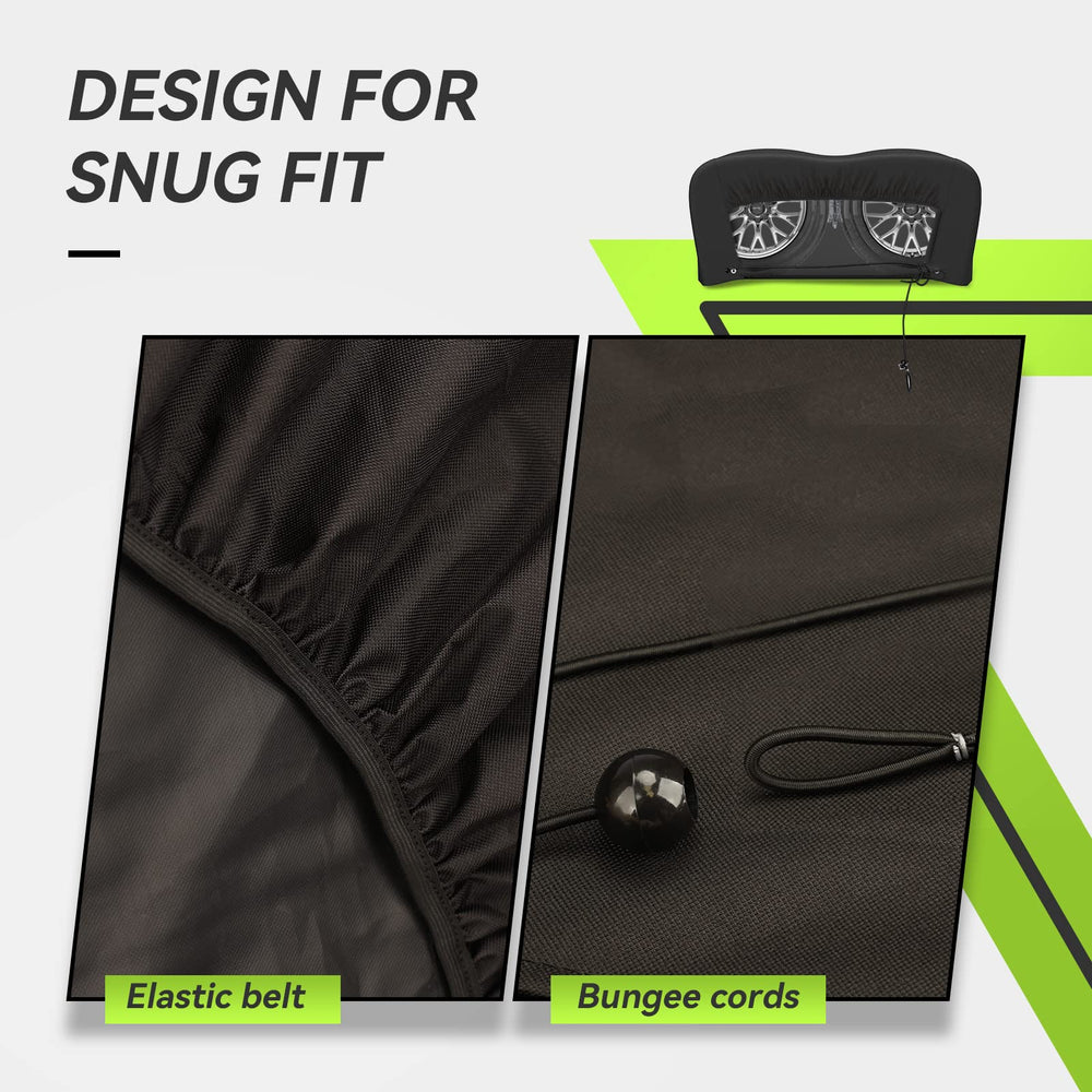 RVMATE bungee cord detail locking cover in place to resist wind