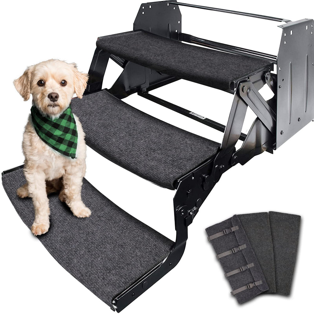RVMATE front view of 22-inch step rug showing full coverage and protection