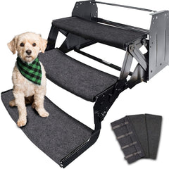 RVMATE front view of 22-inch step rug showing full coverage and protection