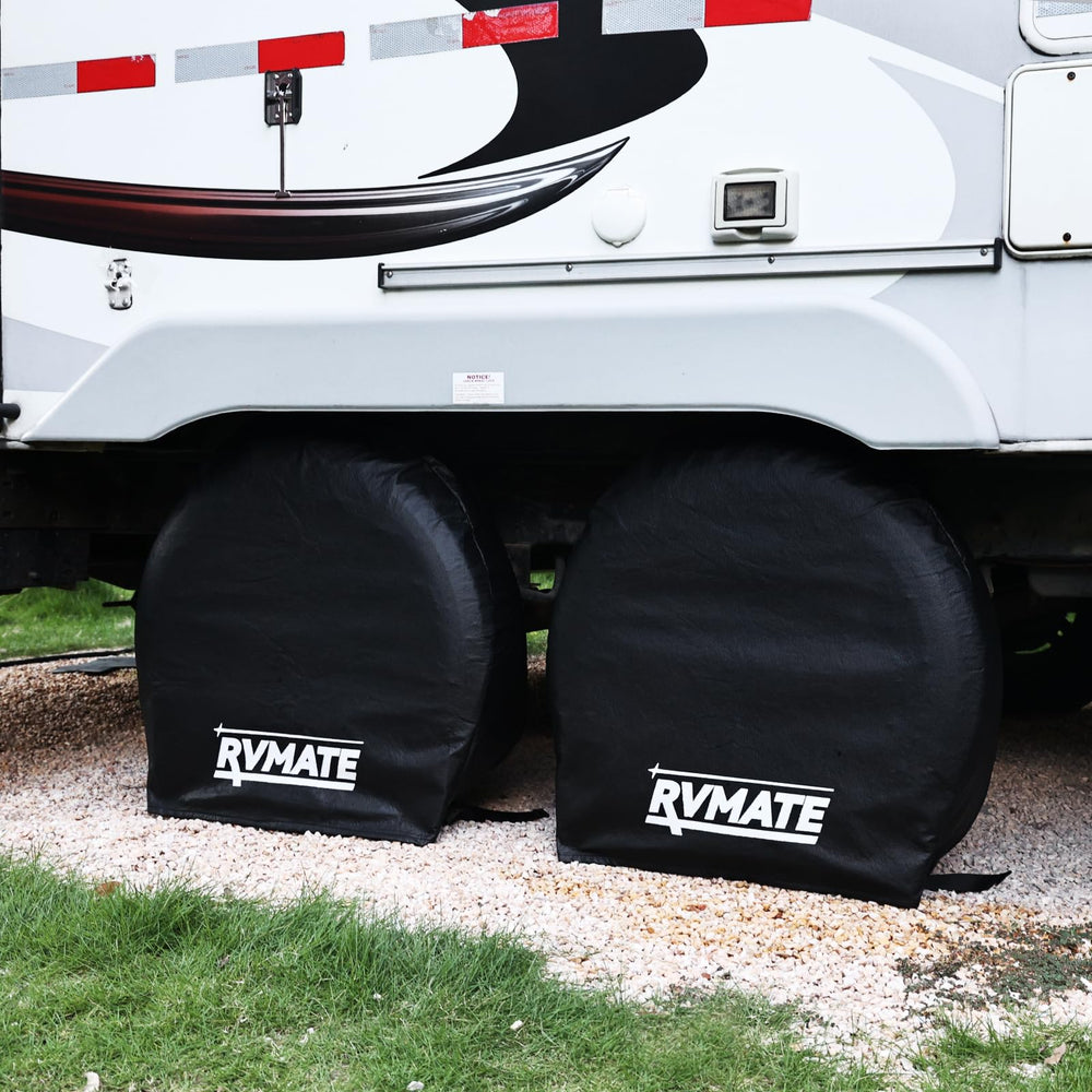 RVMATE size comparison with ruler confirming 27–29 inch fit