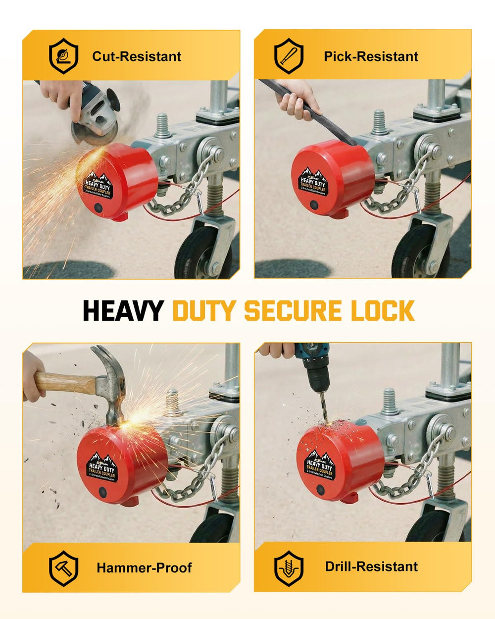 RVshark one-handed installation demonstrating quick tool-free use