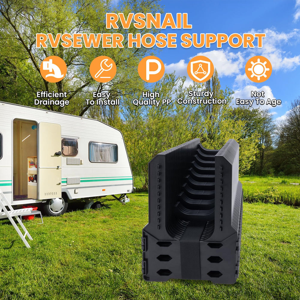 RVSNAIL folded compact support with carrying strap for easy transport