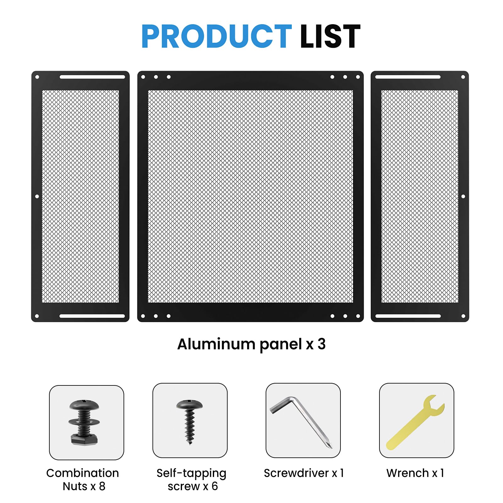 RVSNAIL hardware and tools included ready for quick easy installation