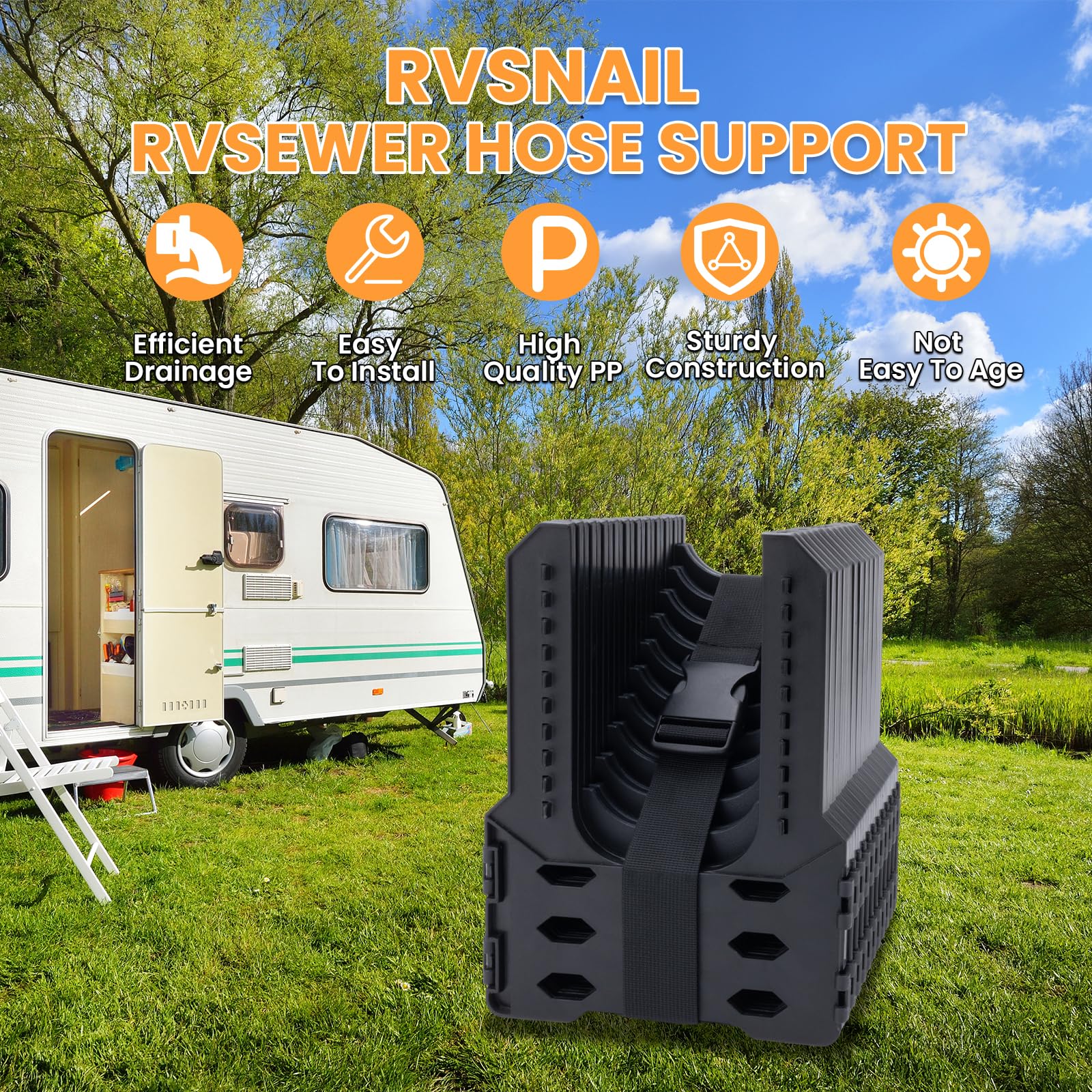 RVSNAIL reinforced hinge detail demonstrating durable long-lasting strength