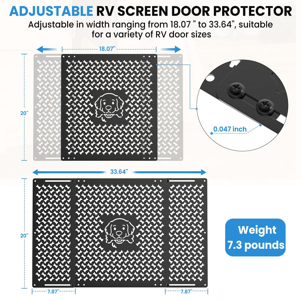 RVSNAIL side profile installed on RV door demonstrating secure fit and scratch protection