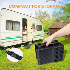 RVSNAIL support installed at campsite enabling cleaner, faster dumping