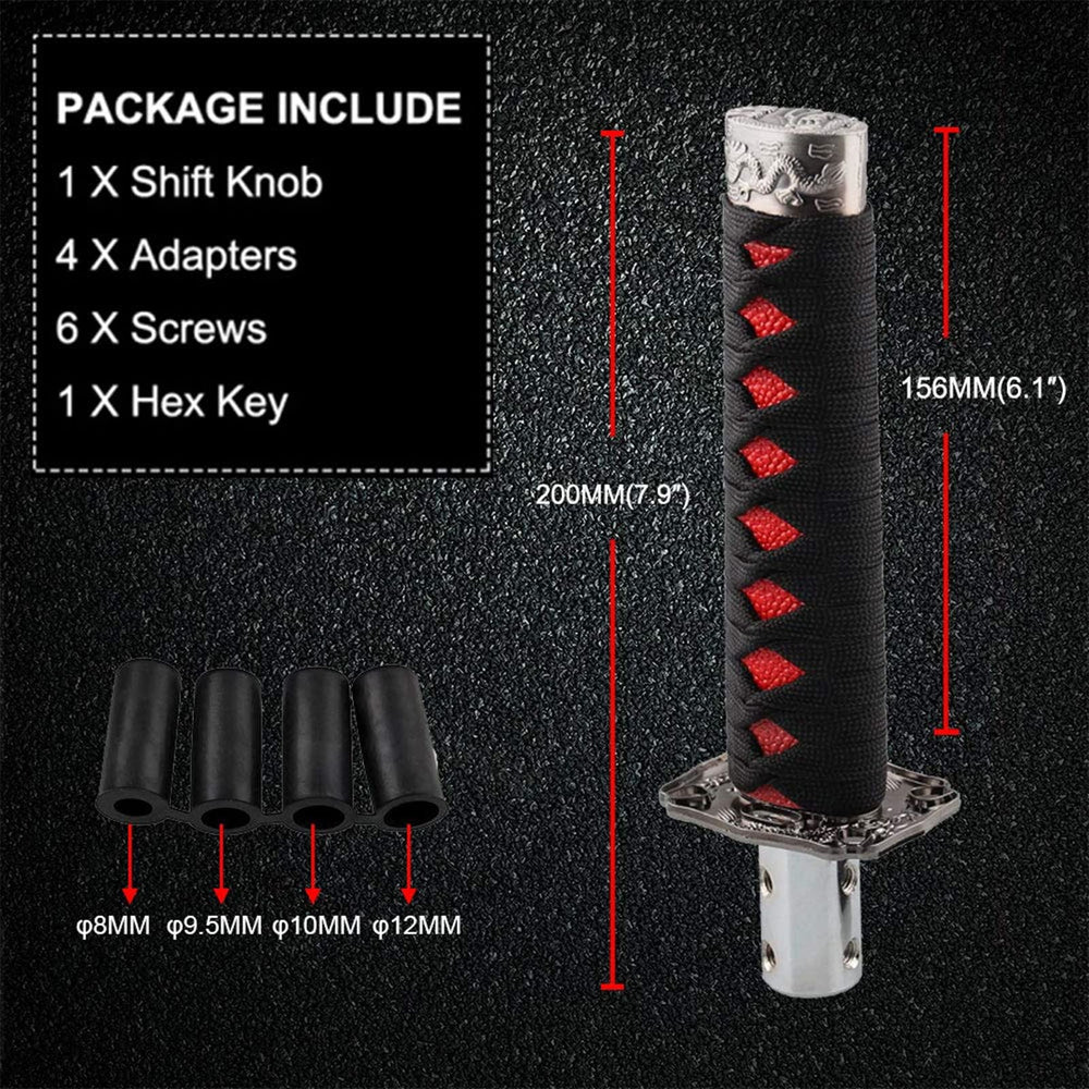 RYANSTAR shift knob installed in car interior adding Japanese-inspired aesthetic