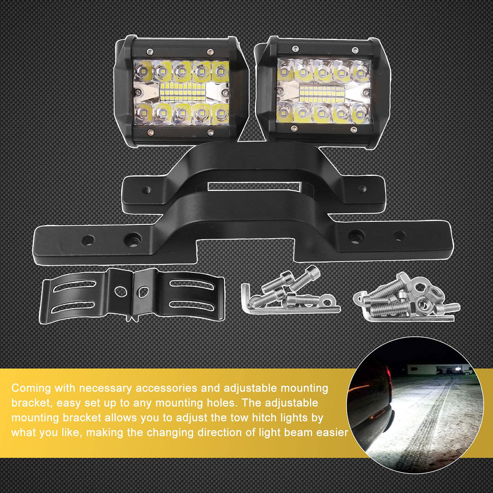 RYANSTAR RACING lights illuminating trailer reverse area improving rear visibility