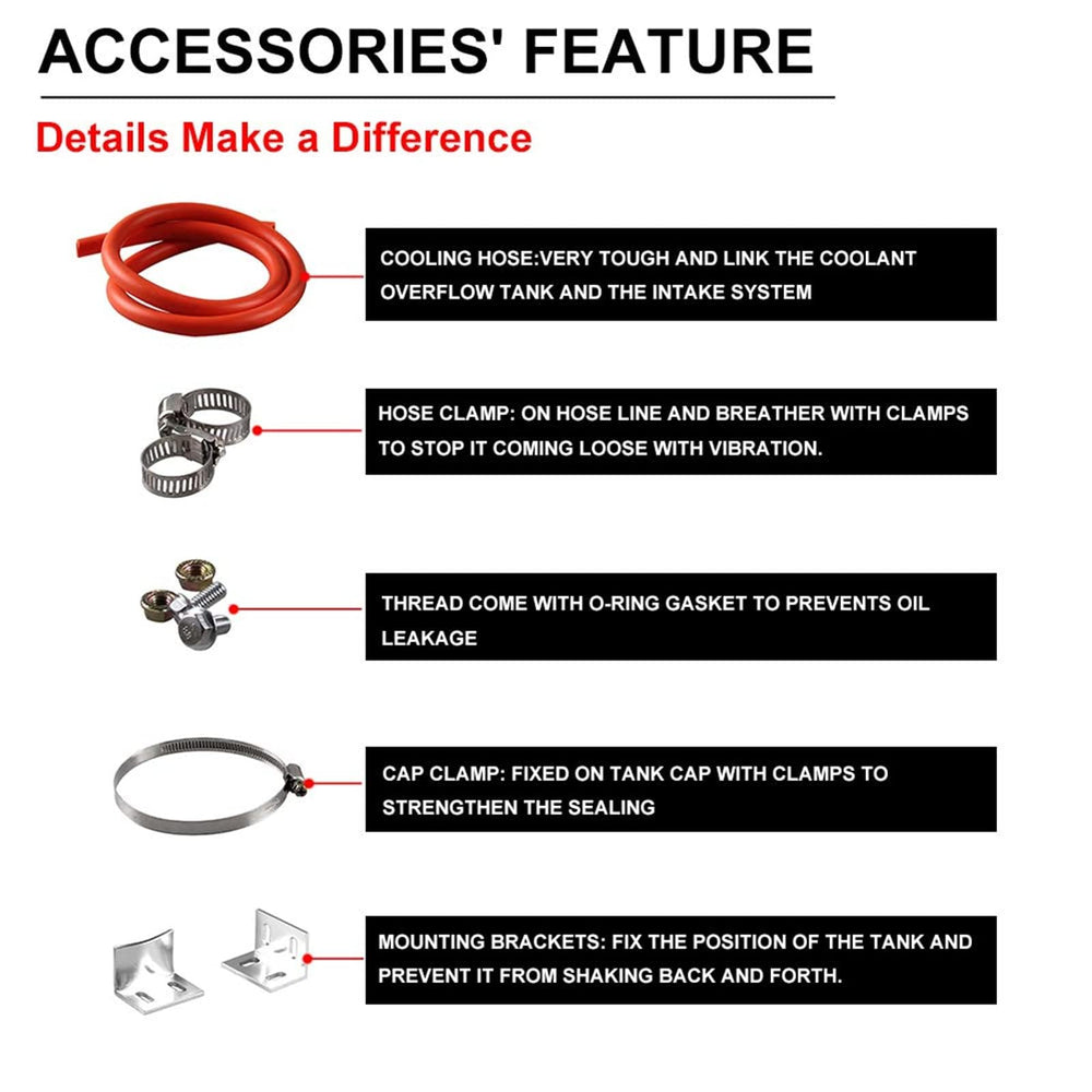 RYANSTAR RACING pressure cap and O-ring laid out showing reliable seal benefits
