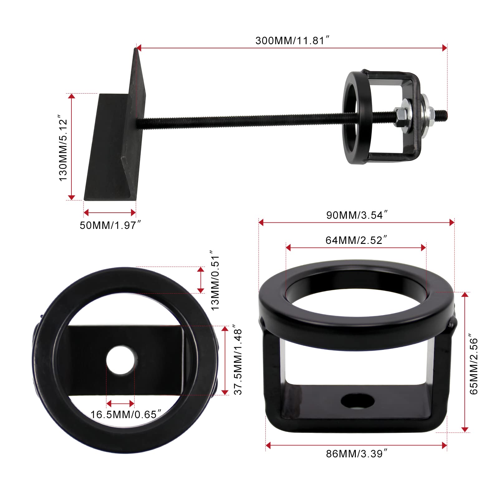 RYANSTAR RACING included parts and packaging laid out, showing what comes with the tool