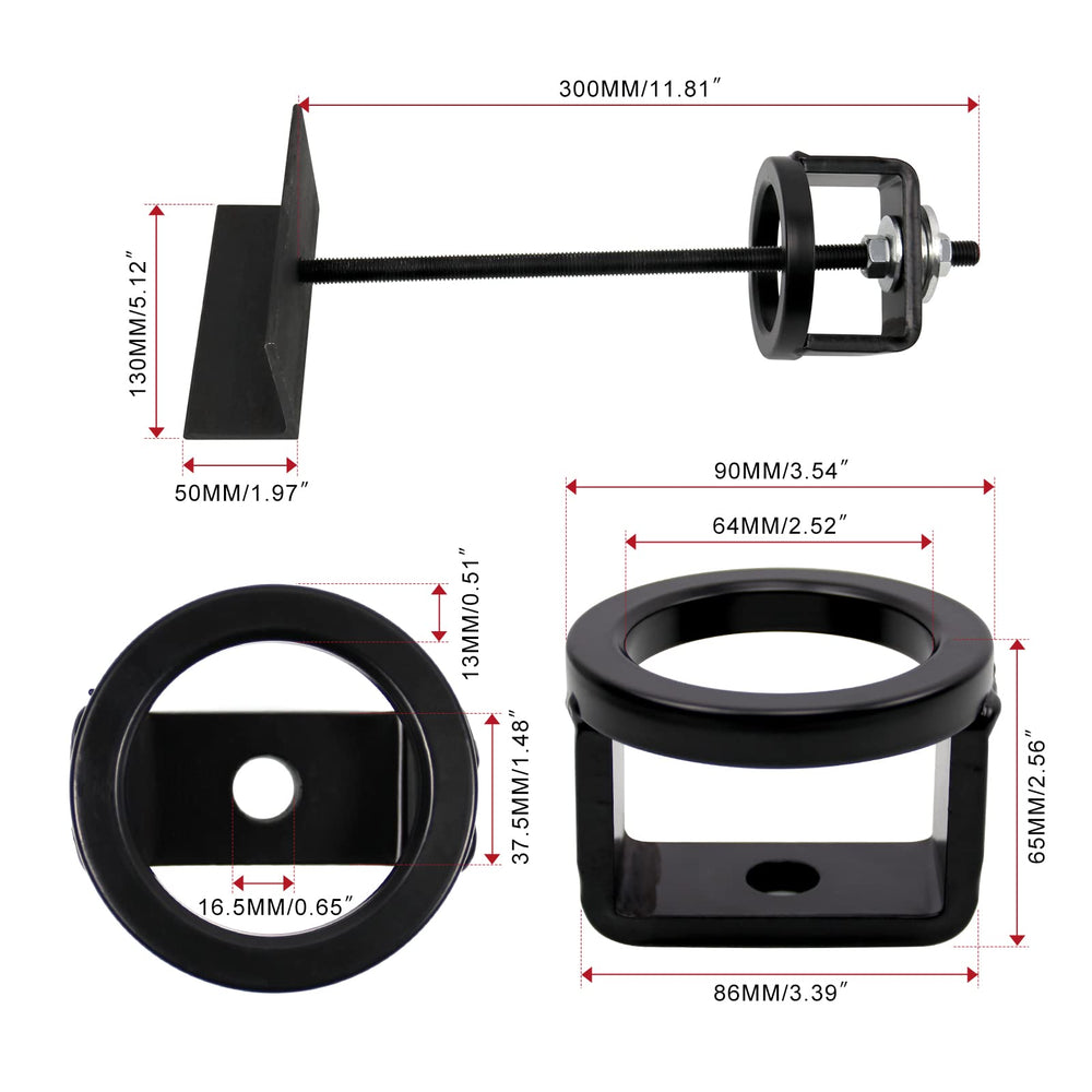 RYANSTAR RACING included parts and packaging laid out, showing what comes with the tool