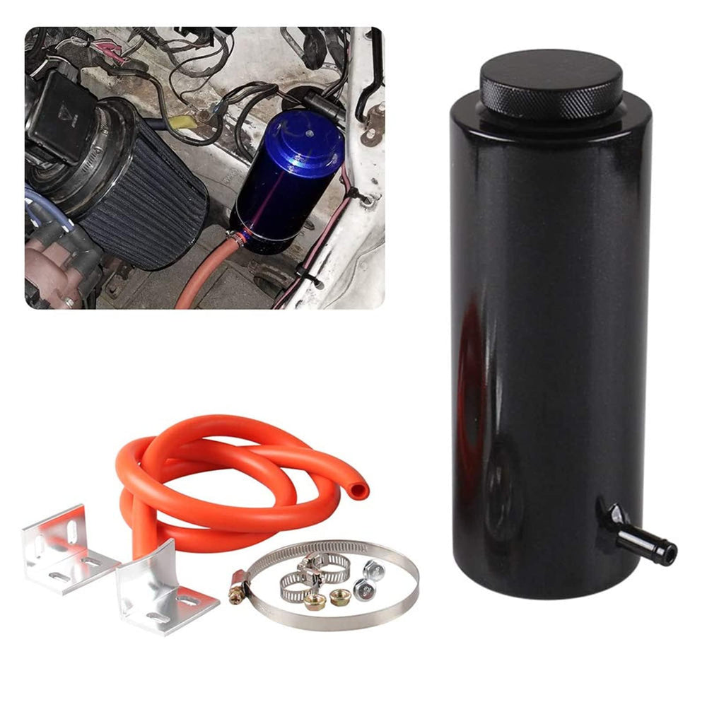 RYANSTAR RACING front view of black billet tank showing compact design and durability