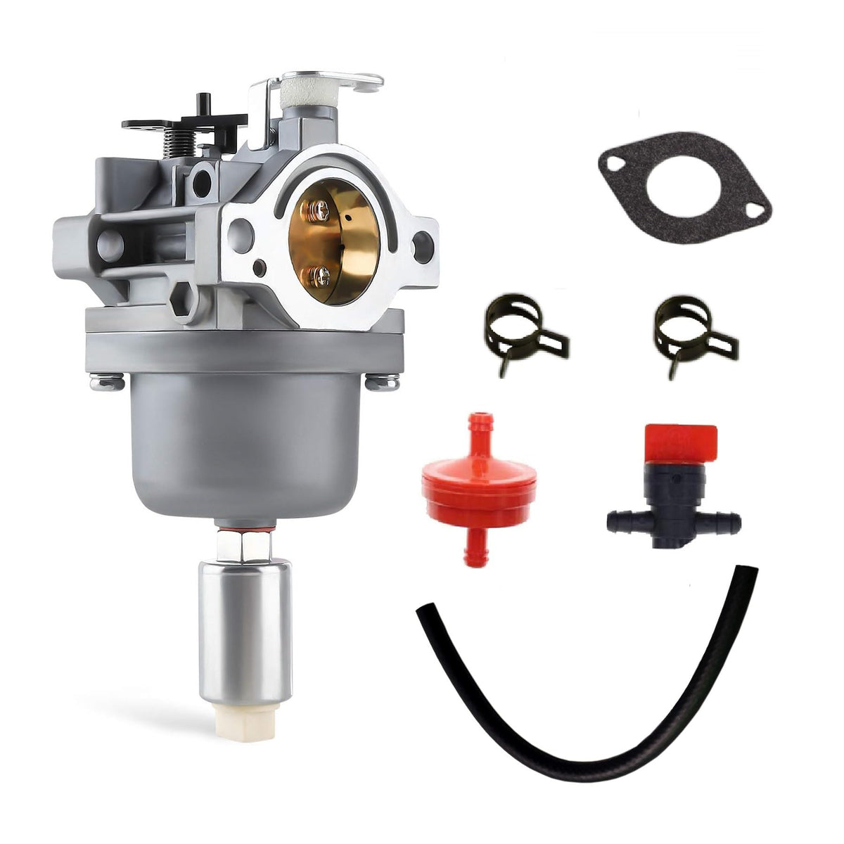RYTIME carburetor front view showing ports and clean finish, ensures reliable fit