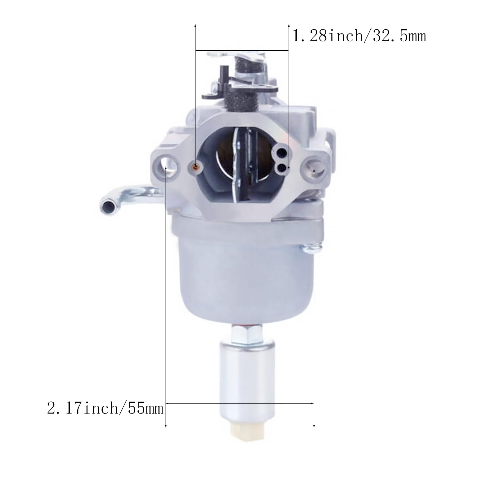 RYTIME carburetor installed on Briggs & Stratton engine, restores starting reliability