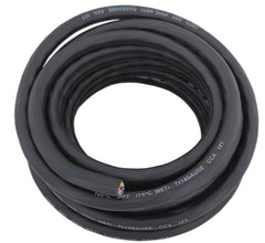 Ryukiro front view of 7-way harness showing whole 25ft cable and connector, durable protection