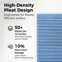ryvclim engine filter pleats and reinforced mesh for durable protection