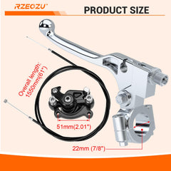RZEOZU silver-plated brake lever detail emphasizing corrosion resistance