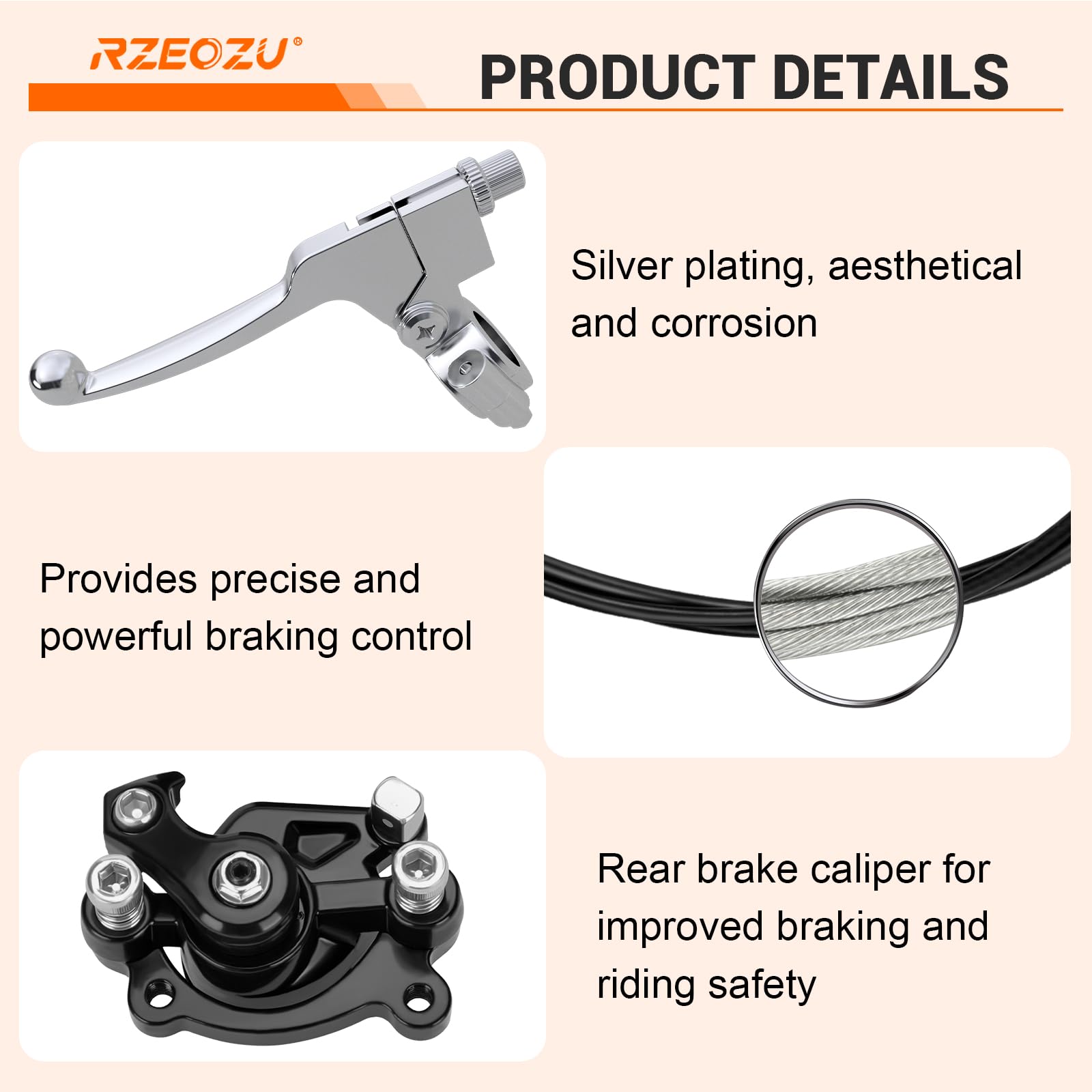 RZEOZU cables routed on frame showing tidy installation and reliable action