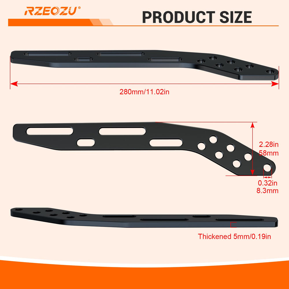 RZEOZU demonstrating straight chainline to prevent derailment and wear