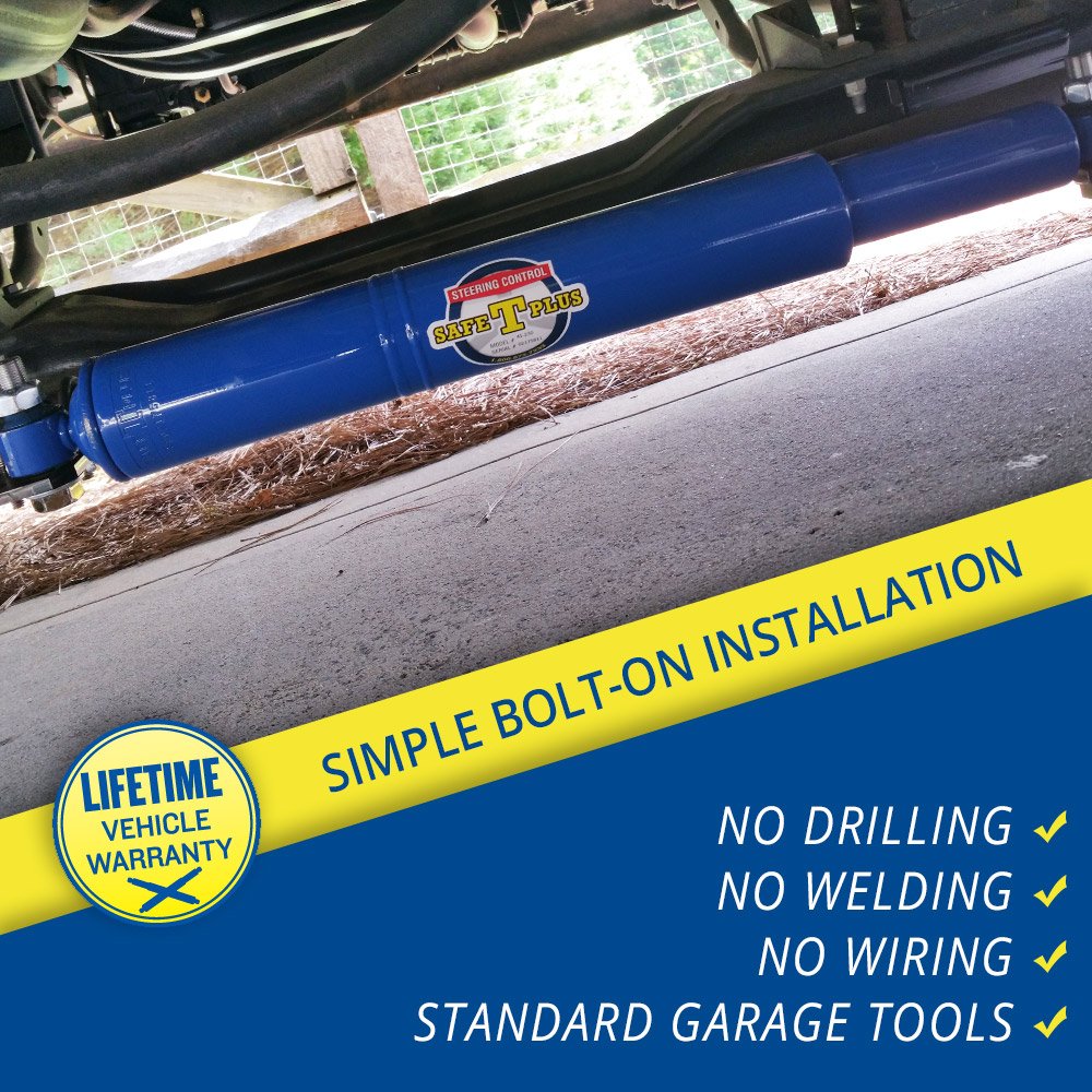 Safe-T-Plus installed on Class A motorhome demonstrating improved highway stability
