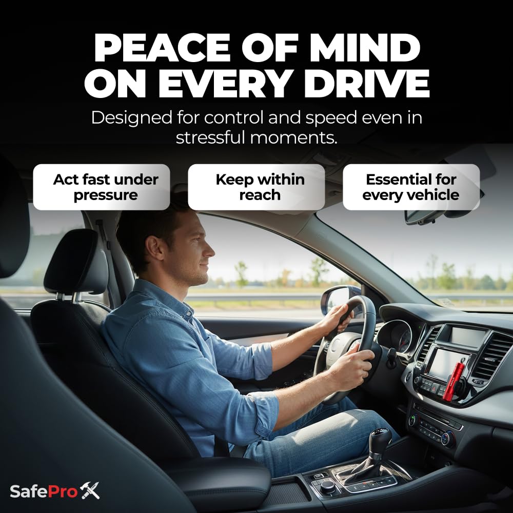 SafePro X ergonomic handle texture view offering non-slip grip for controlled strikes