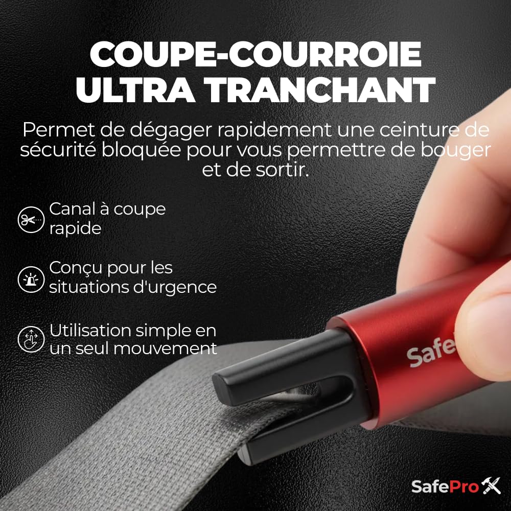 SafeProX beside a ruler showing compact 8x2 cm size and portability