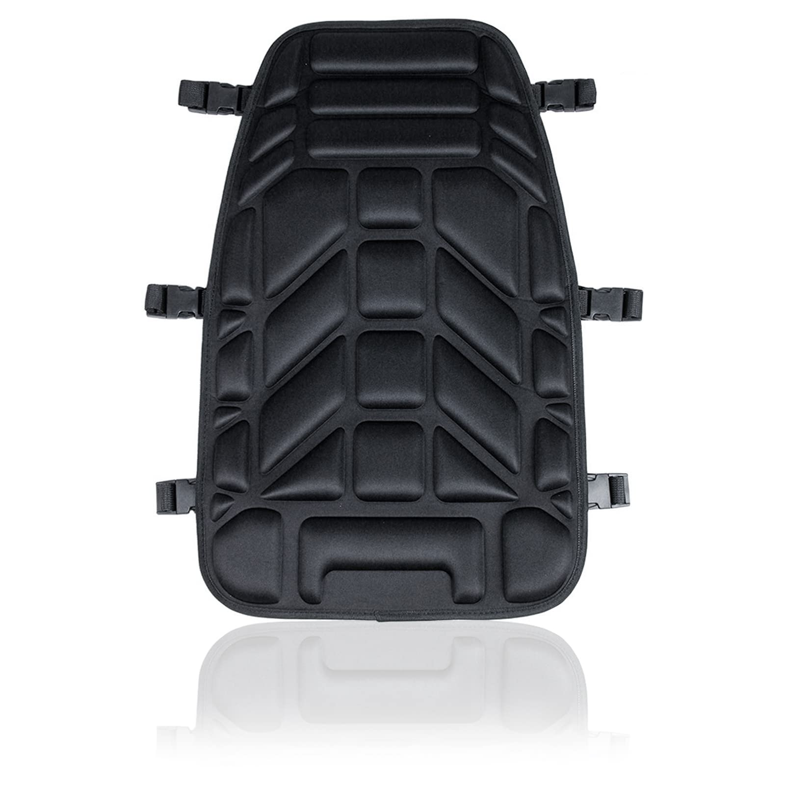 SaferCCTV front view of seat cover showing full fit and improved comfort