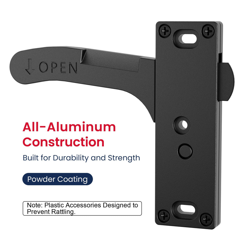 Safoner aluminum handle close detail highlighting sturdy construction and durability benefit
