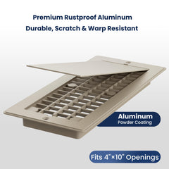 Safoner top panel and removable cover angled view highlighting easy access benefit