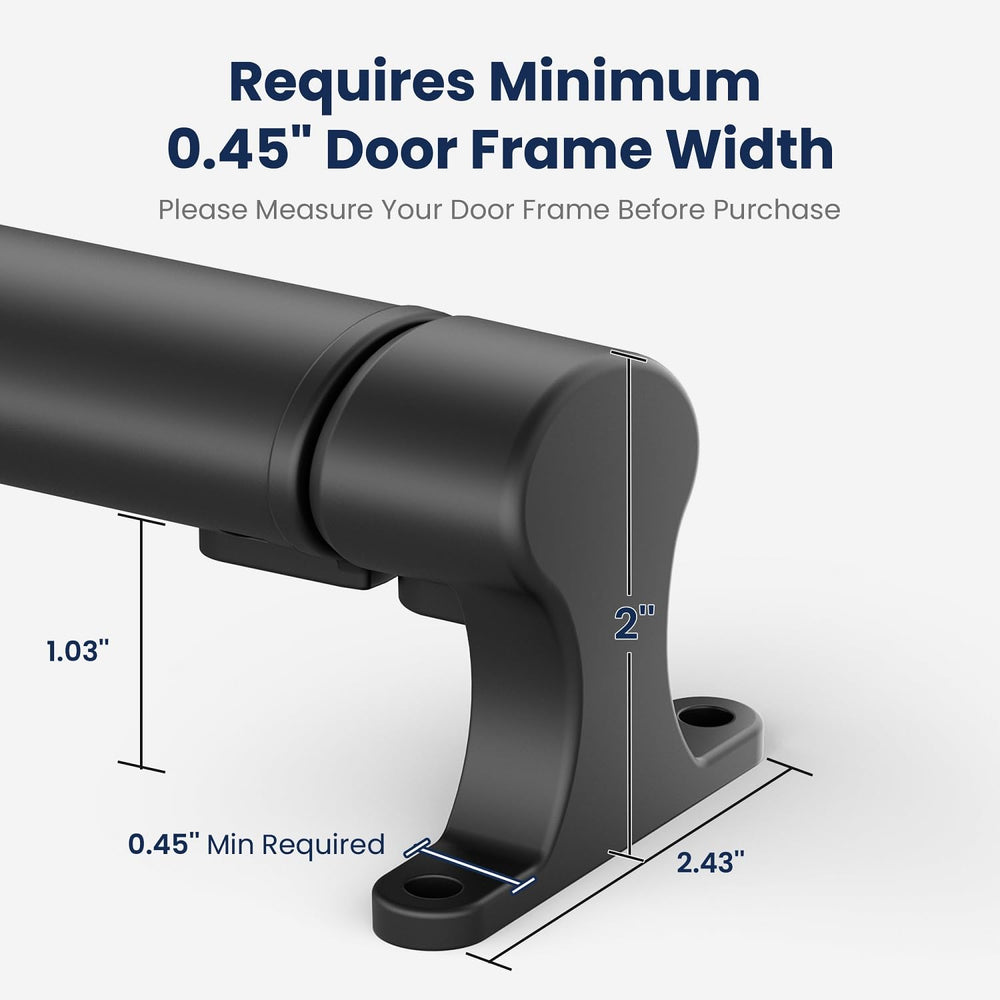 Safoner in-use on camper door demonstrating secure push-pull support