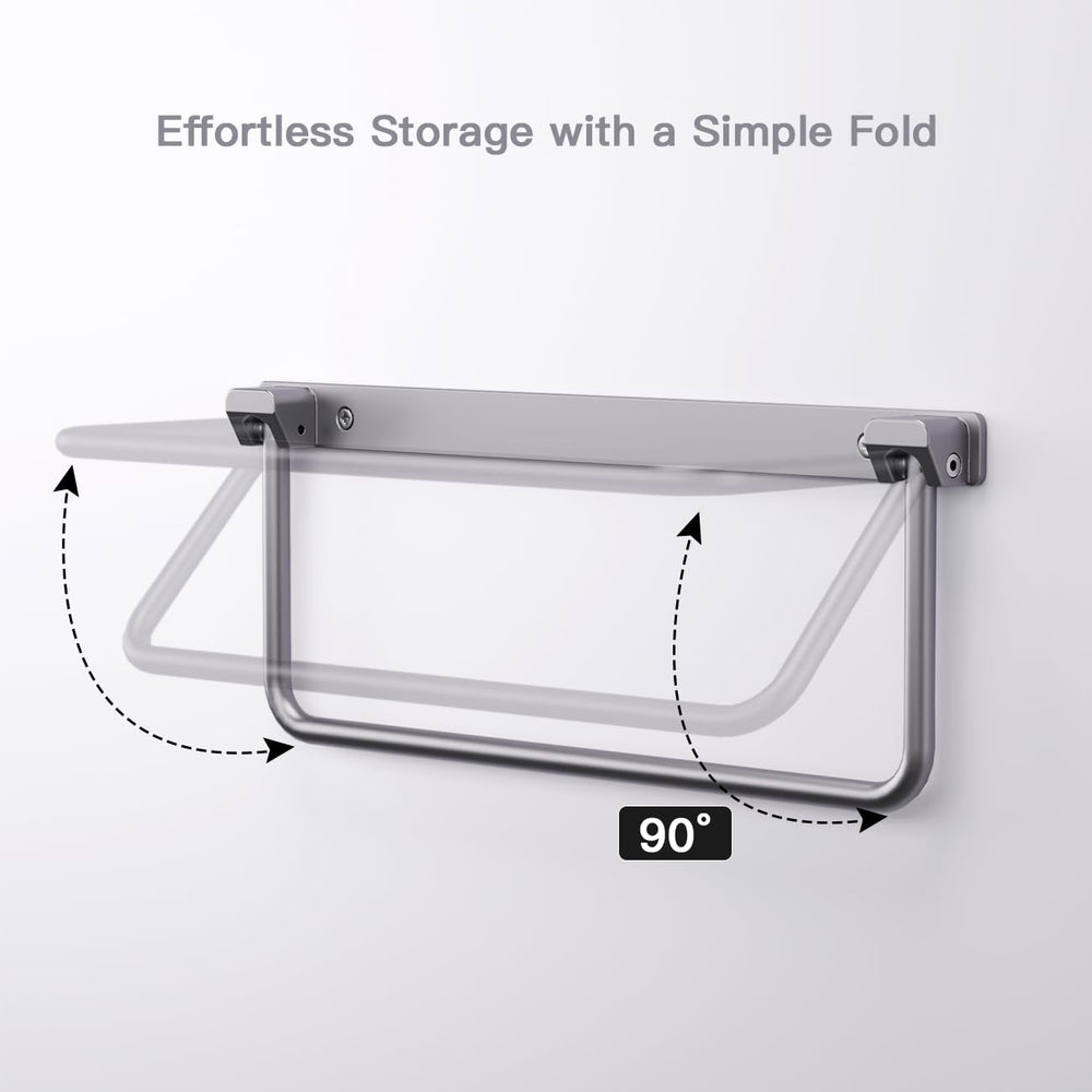 Safoner folded flat rack profile saving space inside an RV