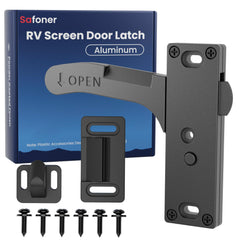 Safoner left handle front view showing solid aluminum body and easy grip benefit