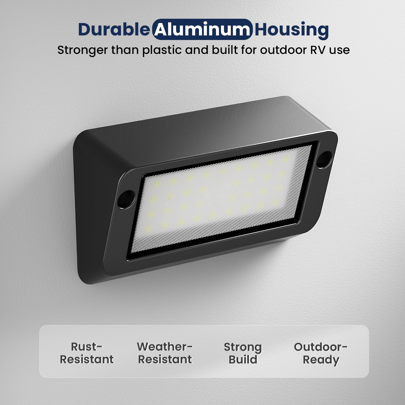 Safoner ambient amber mode creating low-glare, campsite-friendly lighting