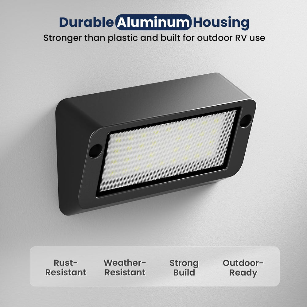 Safoner ambient amber mode creating low-glare, campsite-friendly lighting
